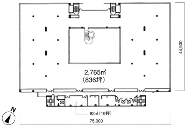 アイケイビル5F 間取り図