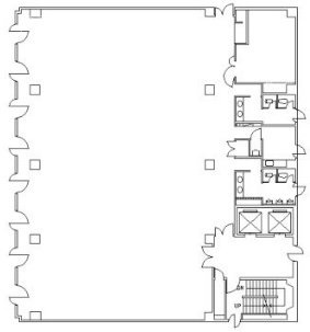 BN御苑ビル6F 間取り図