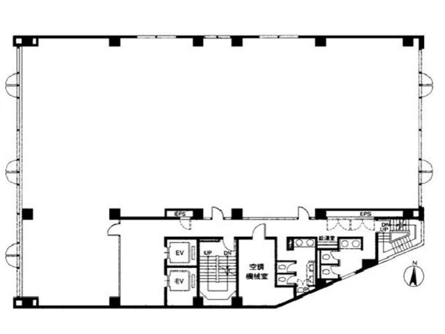 フジワラビル5F 間取り図