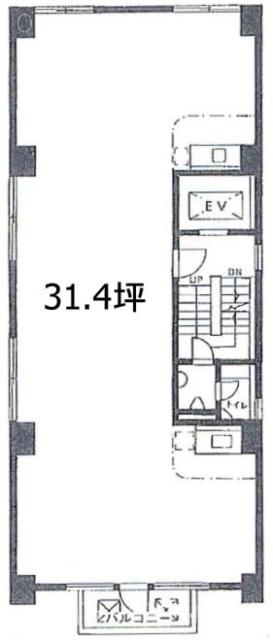 アズ大森ビル4F 間取り図