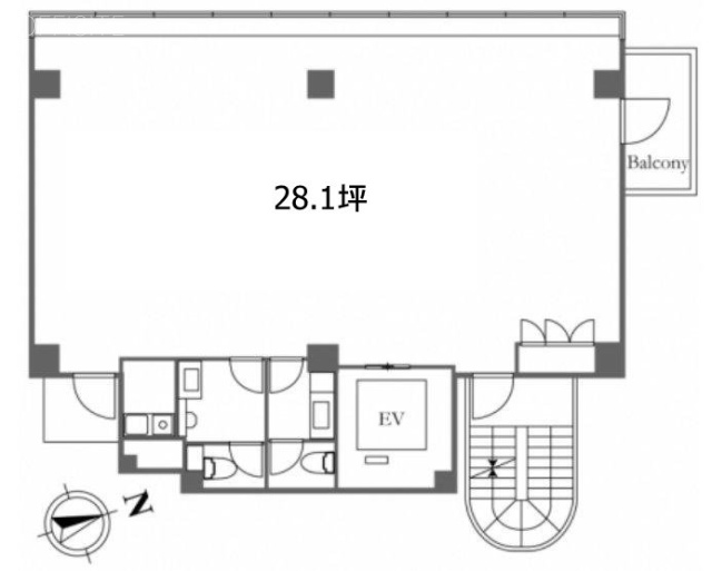 AURA麻布台6F 間取り図