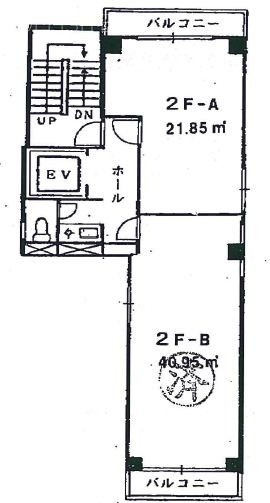 シャンデールビルA 間取り図