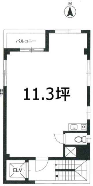 クボタビル2F 間取り図