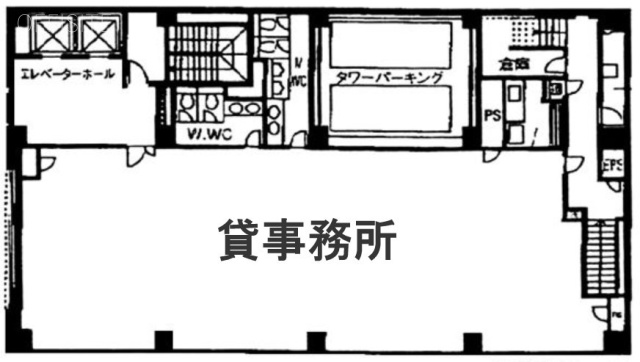 ビッグヴァン尾上町ビルA 間取り図