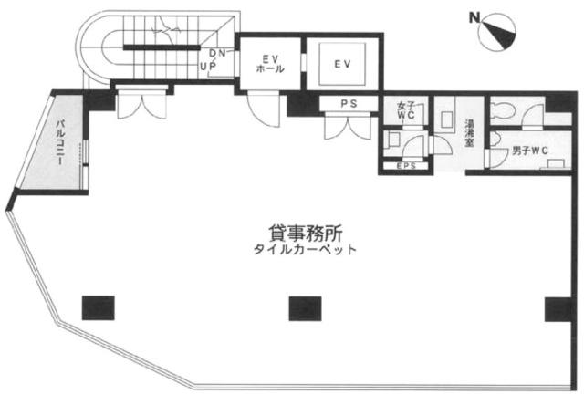 NSビル6F 間取り図