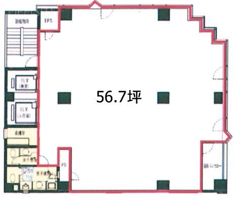 木下ビルディング5F 間取り図