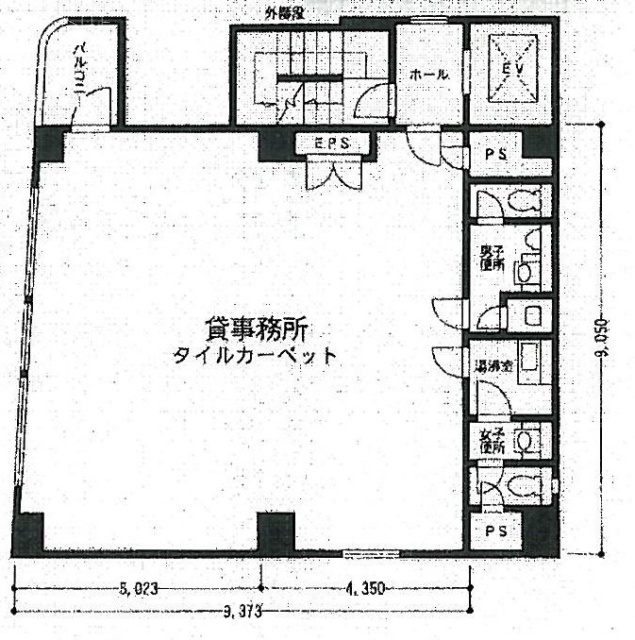 南池袋光ビル7F 間取り図