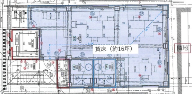 (仮)渋谷区円山町プロジェクト8F 間取り図