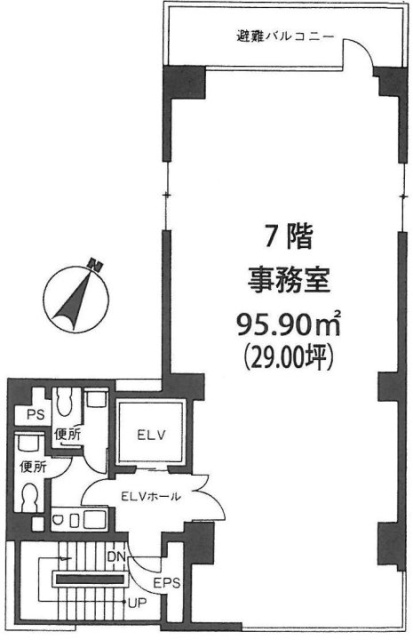 金陽神田ビル2F 間取り図