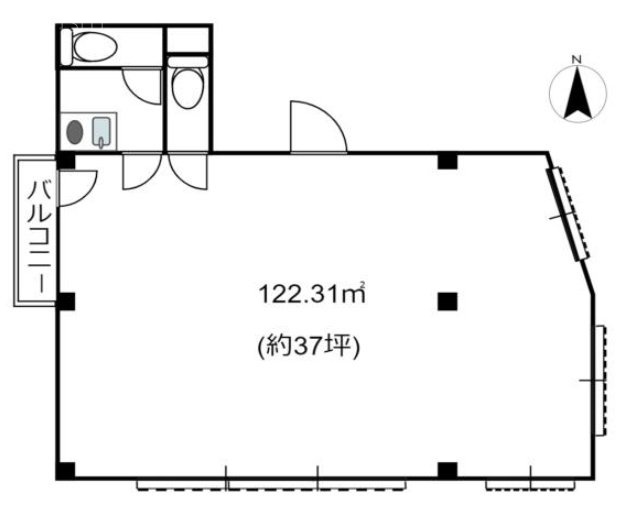 丸山ビル3F 間取り図