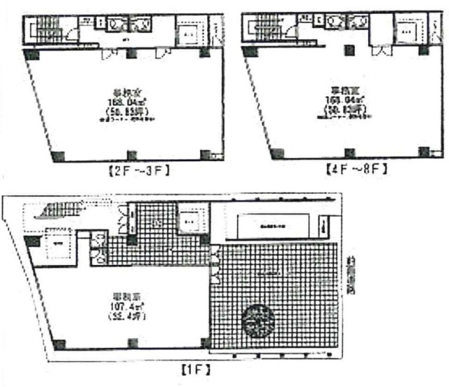 鐘塚ビル7F 間取り図