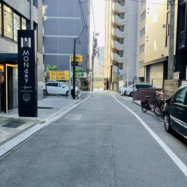 芝バルコスビル 前面道路