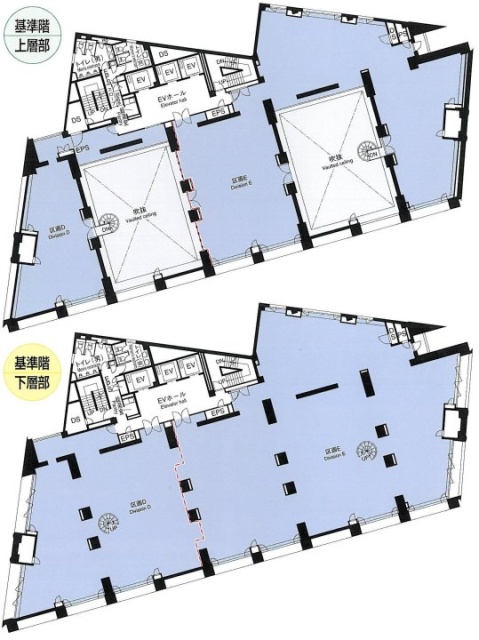 STADIUM PLACE AOYAMA(スタジアムプレイス青山)3F～4F 間取り図