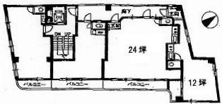 第一早川屋ビル2F 間取り図