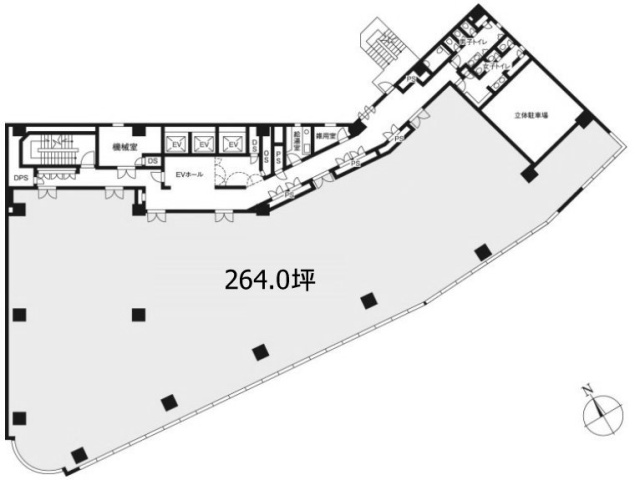 京王新宿追分ビル4F 間取り図