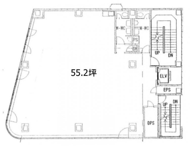 上野TGビル5F 間取り図