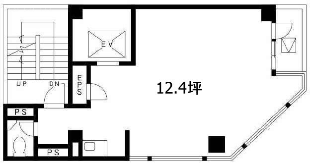 ナカヤビル7F 間取り図