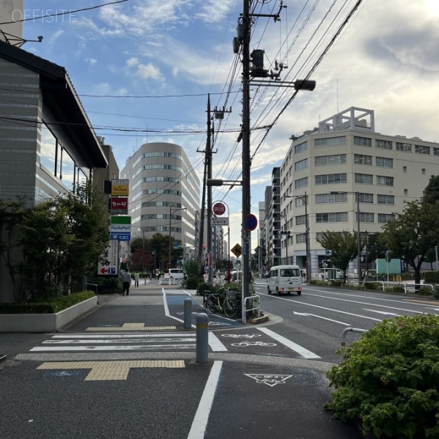 大森本田ビル 前面道路