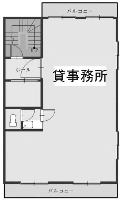 新蒲田18ビル4F 間取り図