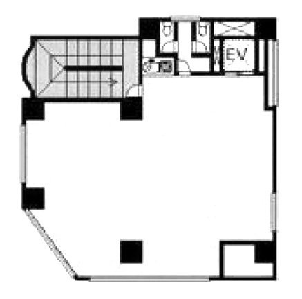 岩本和裁ビル4F 間取り図