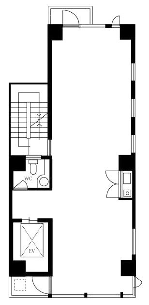 六甲小石川ビル6F 間取り図