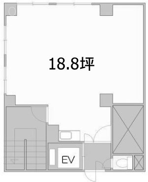 第3歯朶ビル2F 間取り図