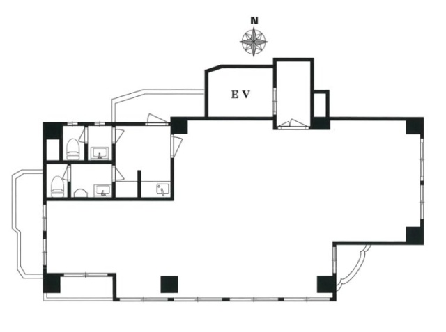 三朝庵ビル4F 間取り図