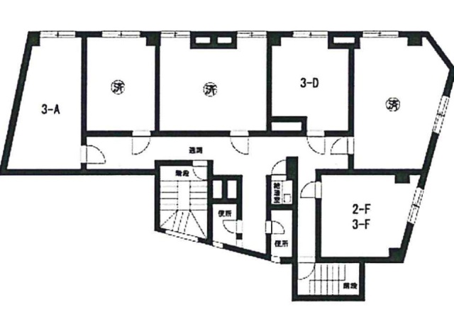 寺田ビル2-F 間取り図