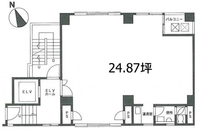 紅花ビル7F 間取り図