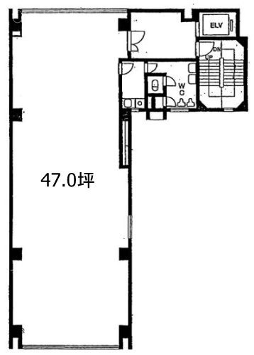 岡安ビル7F 間取り図