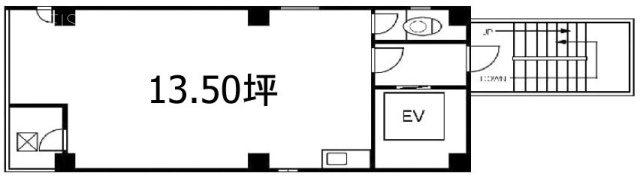 渡井ビル1F 間取り図