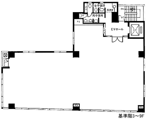 イトーピア神田共同ビル5F 間取り図