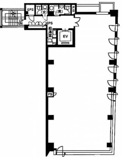 西新橋一丁目川手ビル3F 間取り図