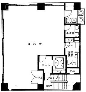 銀座槇町ビル7F 間取り図