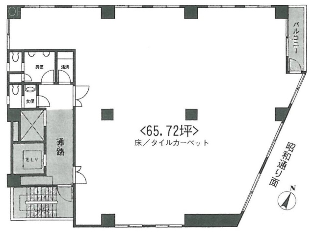 神田北辰ビル4F 間取り図
