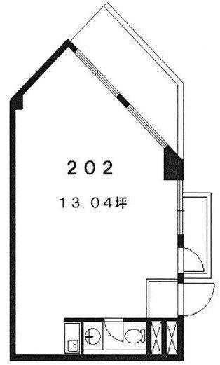 代官山TYKビル202 間取り図