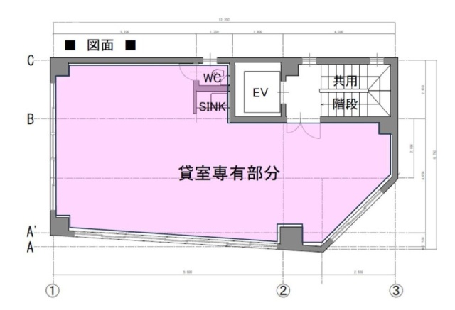 秀和浜松町駅前ビル5F 間取り図