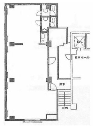 福岡ビル2F 間取り図