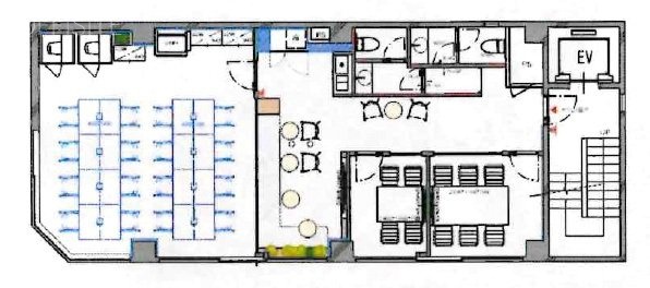 NOVEL WORK 京橋2F 間取り図