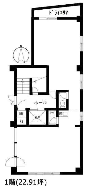 かすがマンション赤坂1F 間取り図