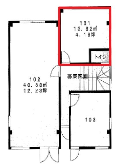 生光ビル101 間取り図
