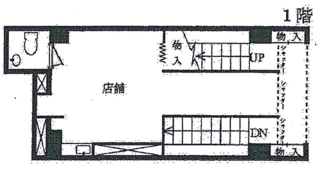 銀座片桐ビルⅣ1F 間取り図