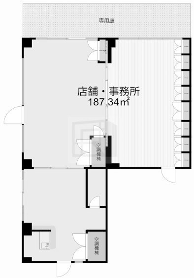 赤坂パークハウスビル1F 間取り図