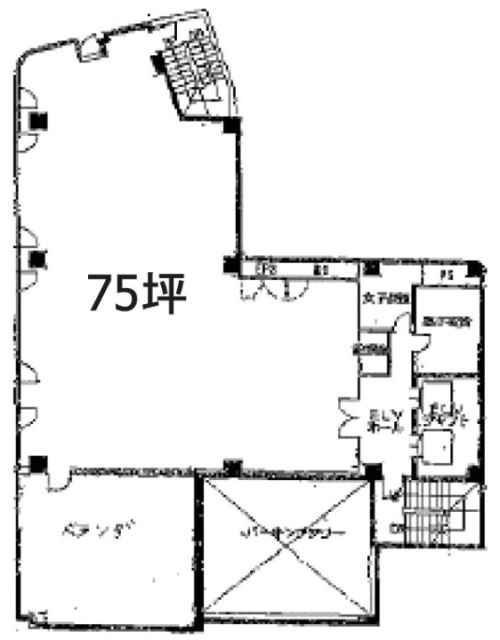 旭センタービル5F 間取り図