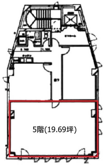 発明学会ビル503 間取り図