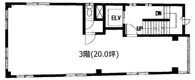 ラポート西麻布ビル3F 間取り図