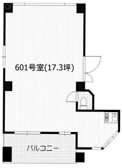 ビズテラス光が丘601 間取り図