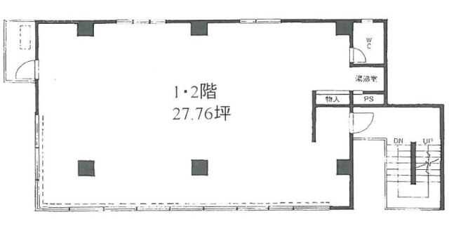 パレス西麻布2F 間取り図