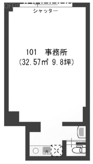 レジデンス瑞江ビル101 間取り図