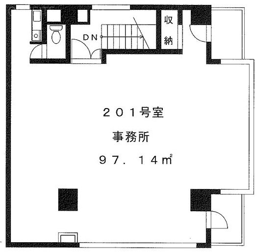 仙台坂オークヒルズビルA 間取り図